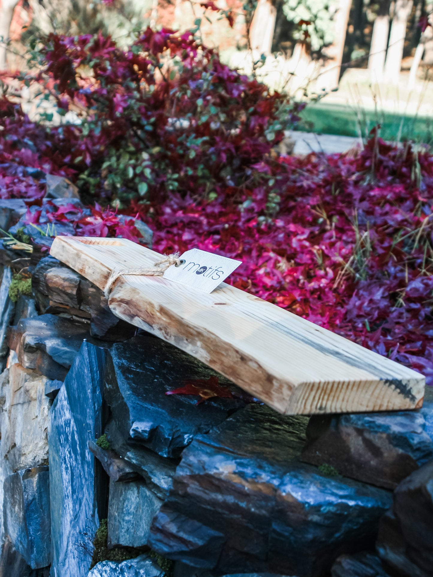 Pine Charcuterie Board with Live Edge